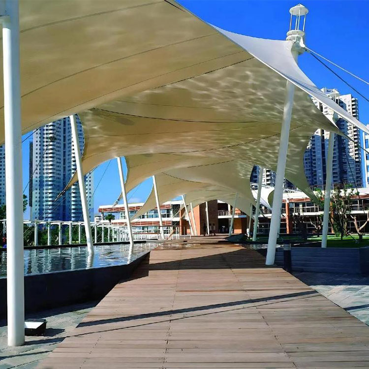 崇明县膜结构景观棚