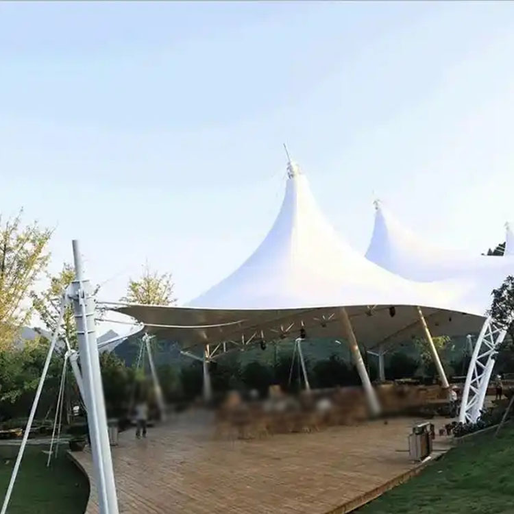 崇明县膜结构景观棚