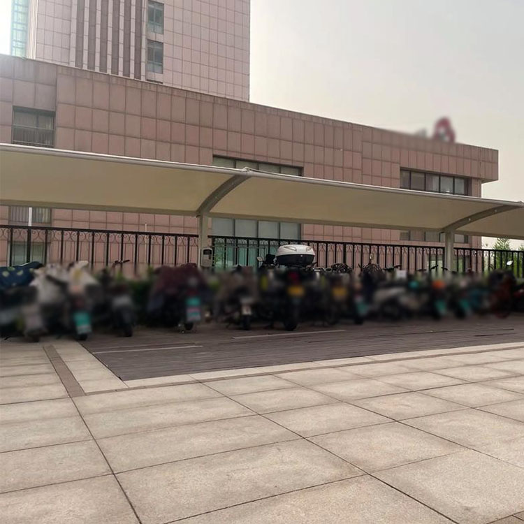 崇明县膜结构电动车棚